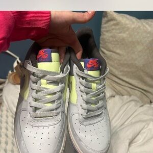 Nike Air Force 1 with Neon Accents